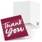 Big Dot of Happiness Burgundy Elegantly Simple - Guest Party Favors Thank You Cards (8 count)